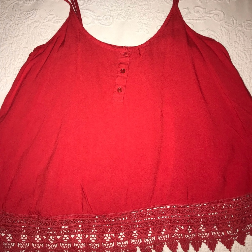 Red billabong tank top